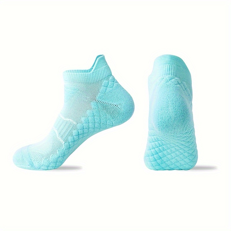 1 Pair Breathable Anti-slip Shock-absorbing Sweat-wicking Compression Short Socks, Compression Socks, 5 Colors , Sweat-resistant
