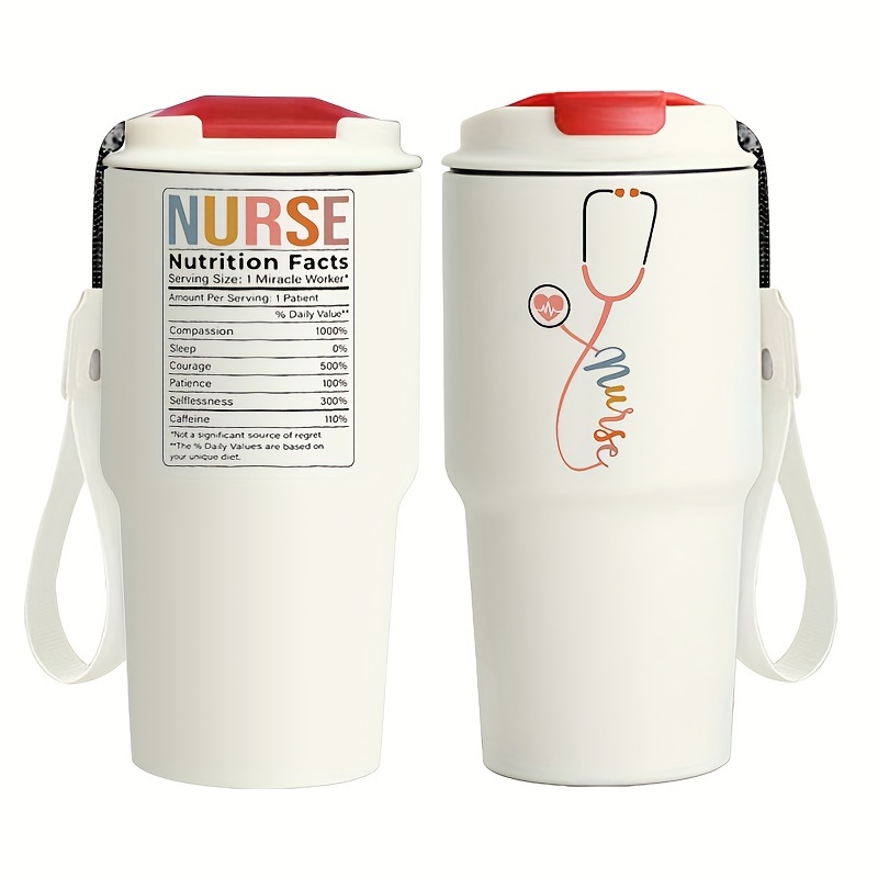 

20oz Stainless Steel Insulated Tumbler For Nurses - Perfect Nurse Appreciation Gift, Durable & Reusable, Ideal For New Nurses & Nurse Week Celebrations