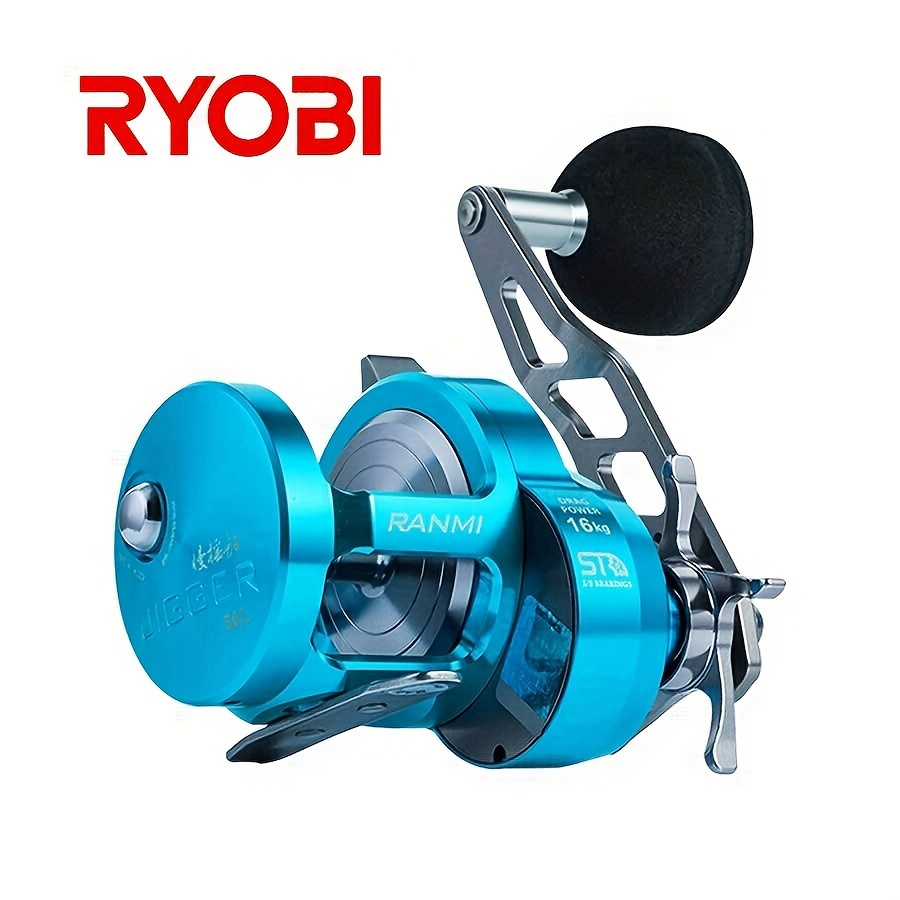 RYOBI Baitcasting Fishing Reels SMAP CR1 5+1BB 6.1:1 Gear Ratio Max Drag  5kg Carbon Body Saltwater Reel Fishing Wheel