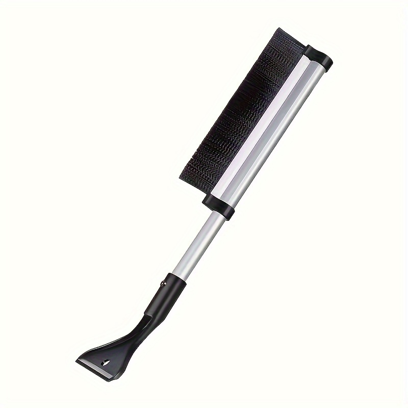TEMU Car Snow Shovel Retractable Multifunctional For Clearing Glass Car Windows And Ice Scraper