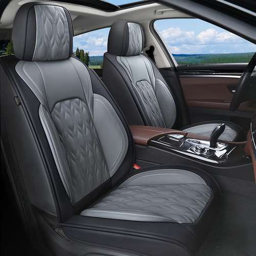 Universal 5-Seat Full Set PU Leather Car Seat Covers For Toyota – Waterproof & Airbag Friendly