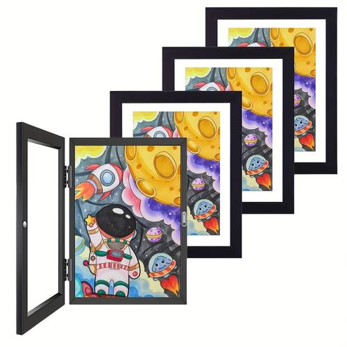 art display frame 8 5x11 inches for easy artwork ideal for storing school projects hung horizontally or front loading design