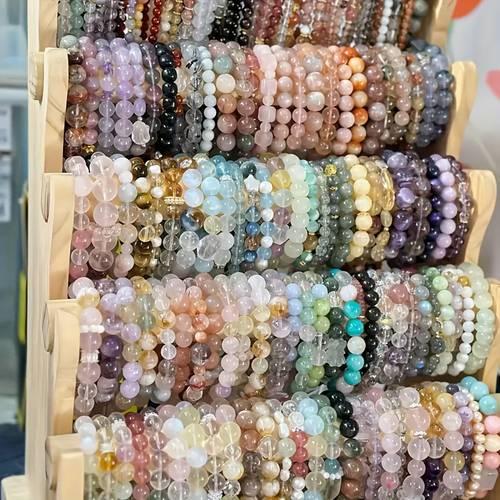 30pcs bohemian handmade glass bead bracelet set for women cracked bead bracelet series suitable for vacations and daily parties occasion random gifts for