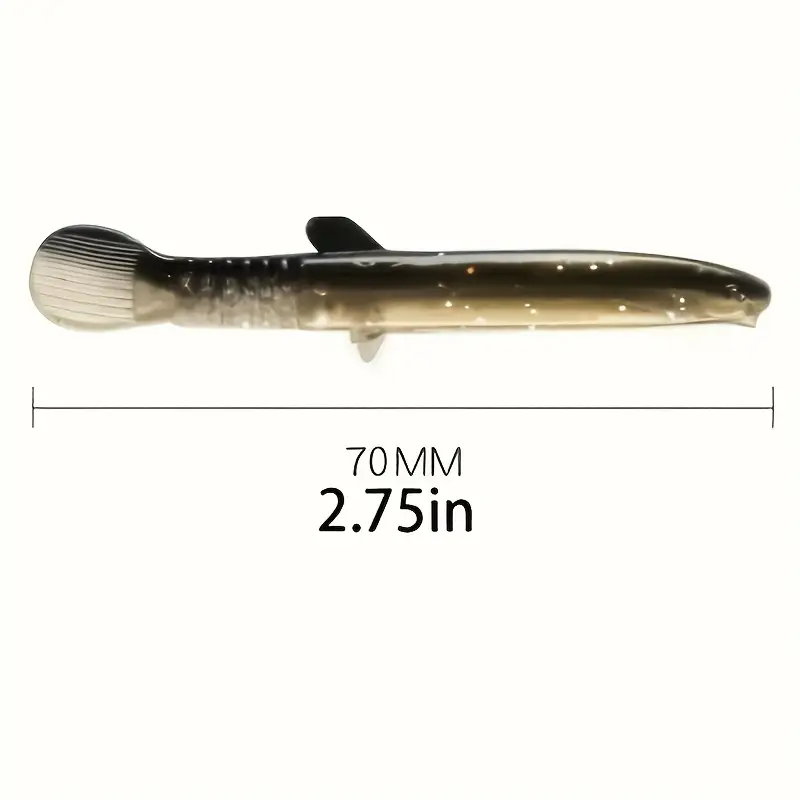 elastic fishing lures CWSDXM Soft Lures, 6.5cm/8cm Paddle Tail Swimbaits Soft Plastic Kit for Bass Trout Walleye Crappie 30pcs/44pcs : Sports & Outdoors the BangerShad can be rigged any way you prefer Justincity Fishing Lure Kit with