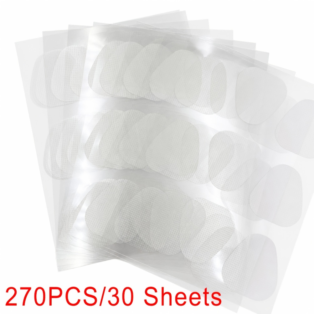 Image of 270pcs Self-adhesive Sleep Forehead Patches, Facial Lifting Training Patches For Face And Forehead Wrinkles - Small Adhesive Strips, Suitable For Eyes, Lips, And Forehead - Triangular Non-face Tape
