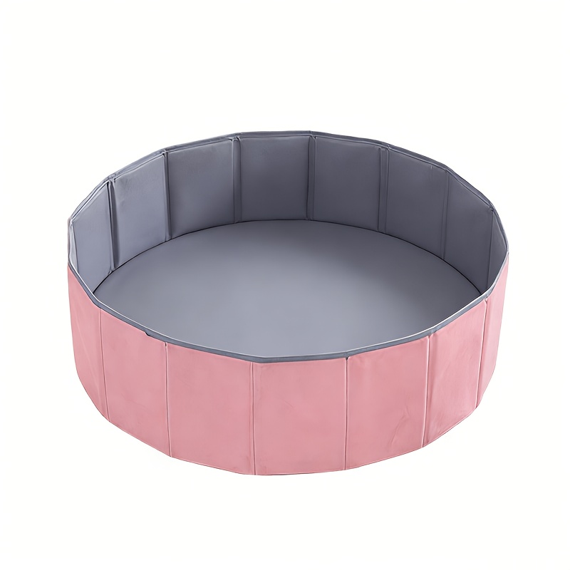TEMU 1pc Foldable Ball Pool, Kids' Play Ball Pool, Baby Playground, Portable Pool, Pet Sandbox Game Room, Ball Pool Game Pit, Baby And Toddler Game