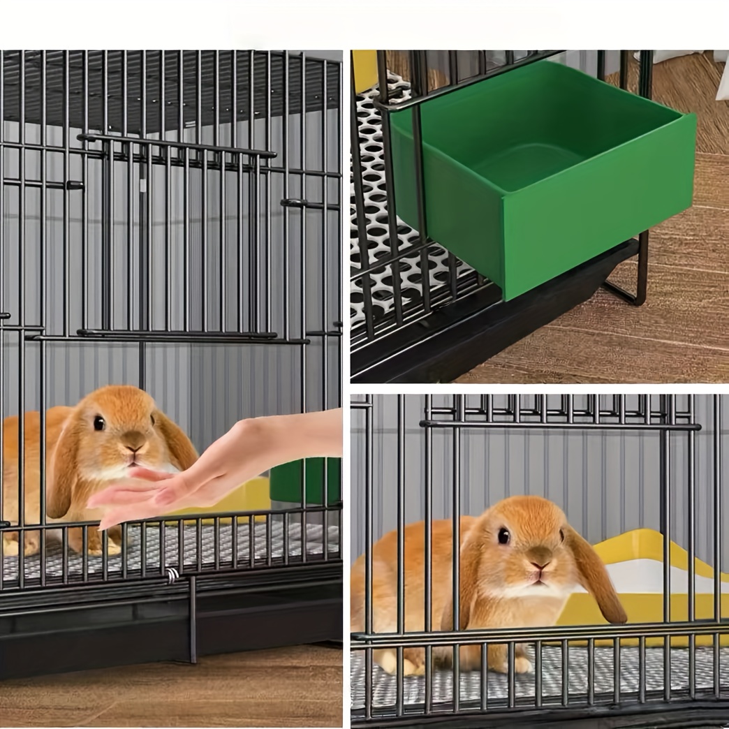 Grote, robuuste konijnenkooi met ruime verblijfruimte