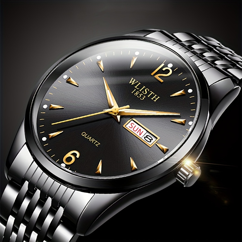 Stylish Minimalist Quartz Watch for Men with Luminous Features