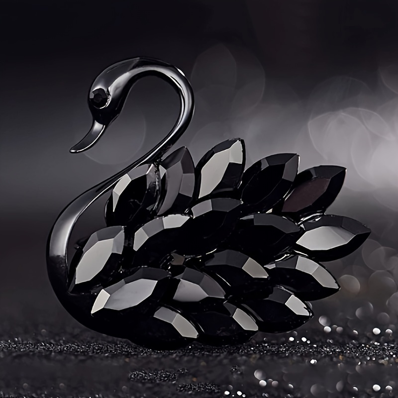 

[customer ] Swan Crystal Brooch Pin - Fashion Accessory For Women, Parties & Gifts