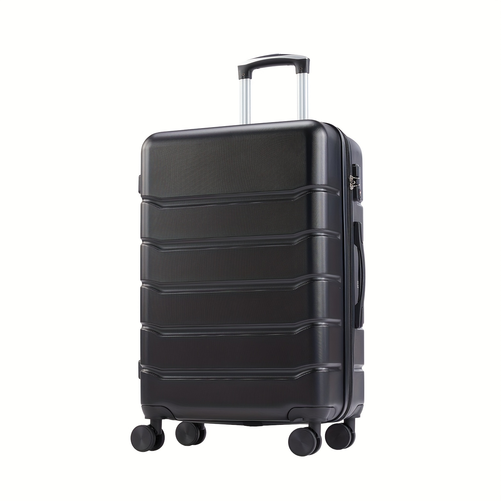 

Carry On Luggage, Hard Shell Abs Suitcase With Double Spinner Wheels, Lightweight Expandable Rolling Luggage With Tsa Lock