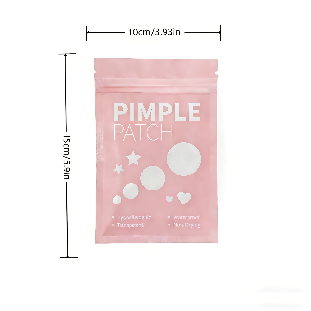 Star Pimple Patch 480pcs 6 Colors | Invisible Blemish Coverage | Waterproof Hypoallergenic Alcohol-free Fragrance-free