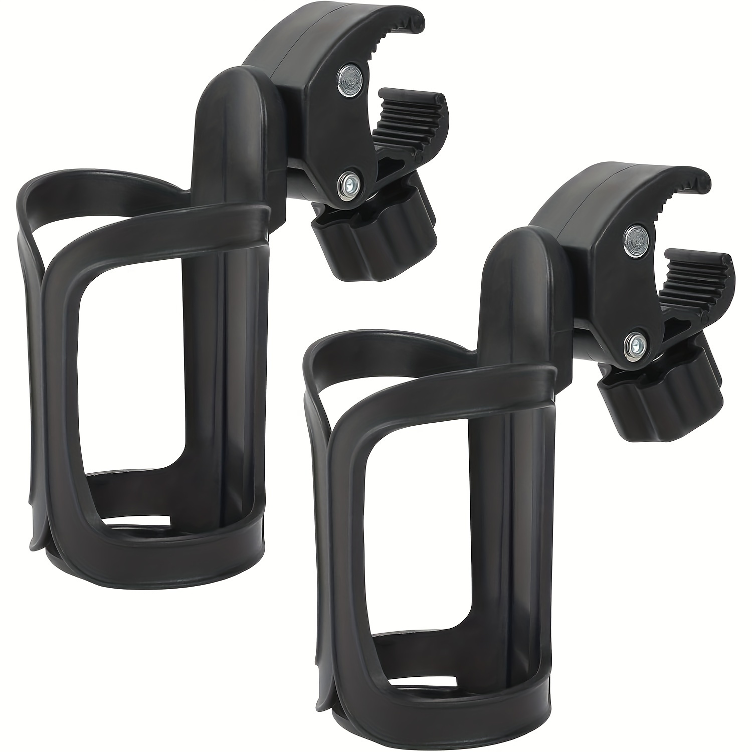 

2-pack Stroller Cup Holder, Universal Drink Holder For Bike, Stroller Or Walker (2-pack)