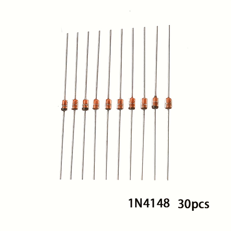 E-shop 30 Stk./105 Stk. 1N4148 IN4148 DO-35 Schalterdiode, ungeladen, Material, für schnelle Erholung