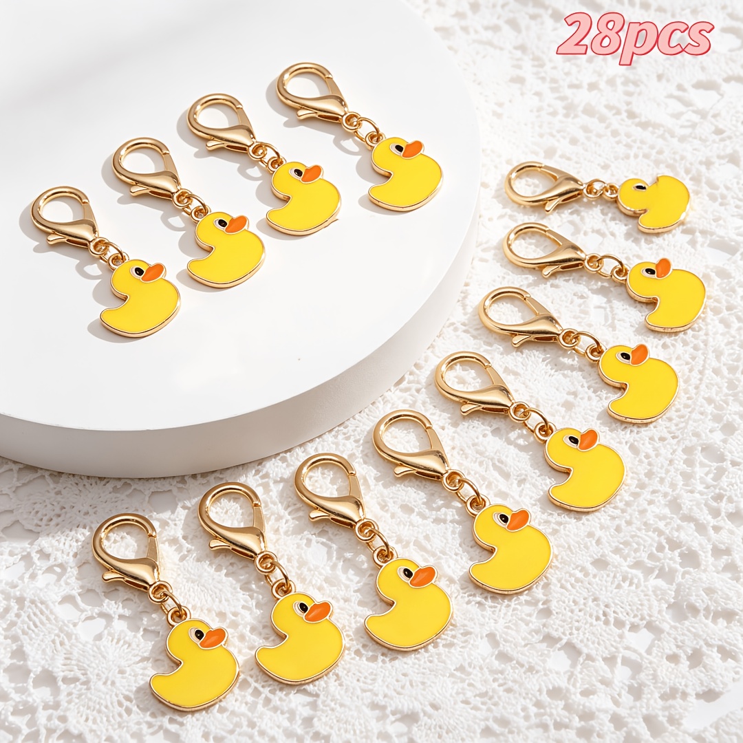 TEMU 28pcs Keychain Accessories, Stylish And Versatile Keychains, Men' Keychain Pendants, Christmas Stocking Stuffers