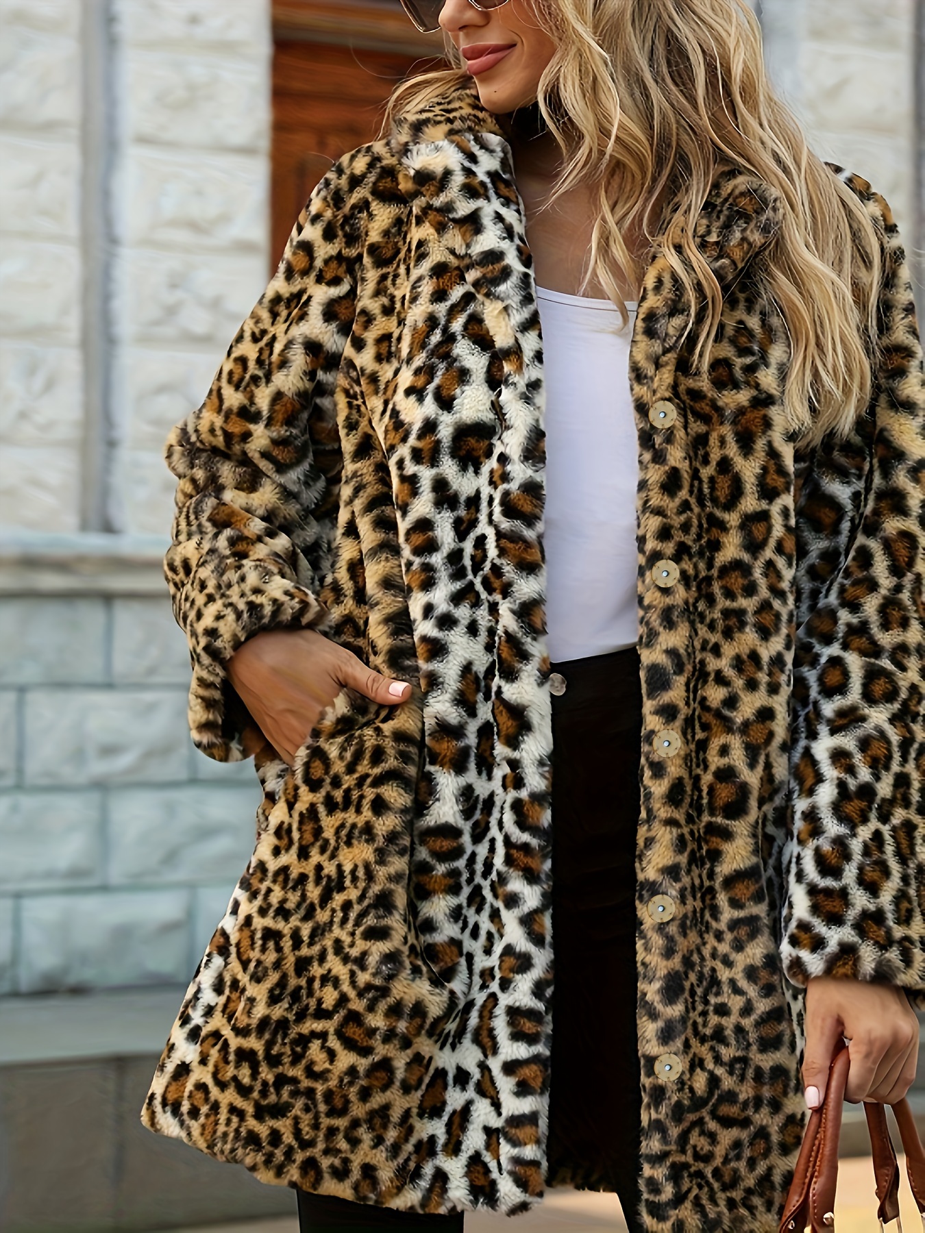 Leopard print coats for womens hotsell