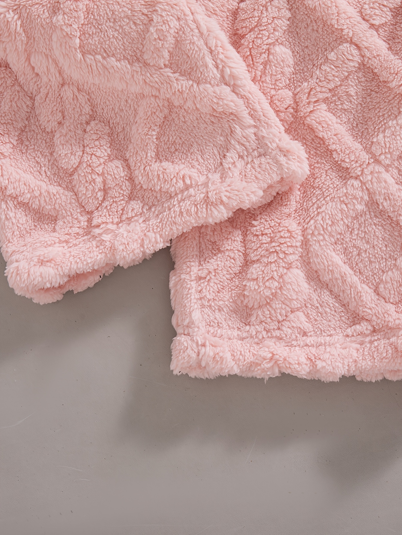 Girls' Jacquard Plush Home Set, Autumn/Winter