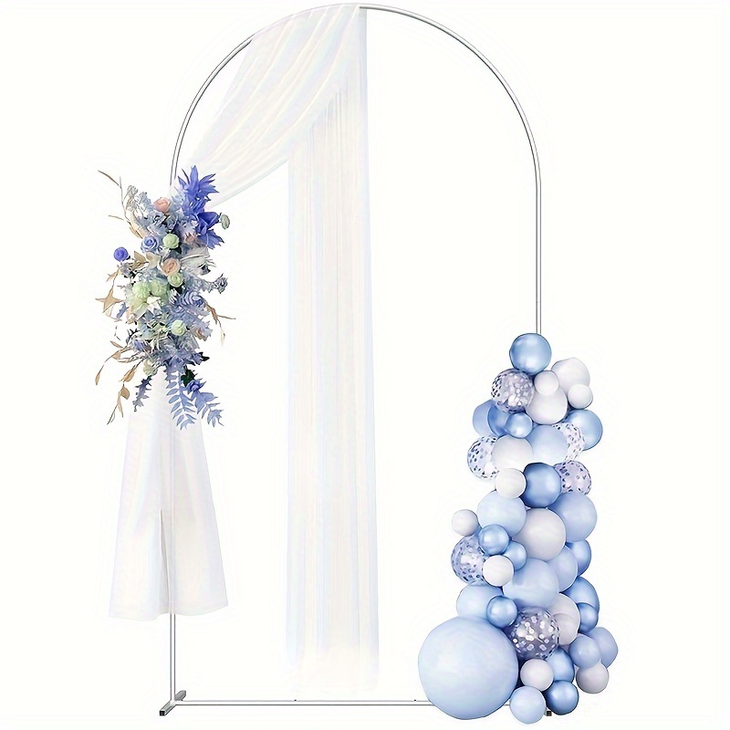 

Arch Backdrop Stand, 7.3 Ft Metal Arch Backdrop Stand For Wedding Photo Booth, Outdoor Indoor Birthday Party, Garden Floral Balloon Arch Decoration