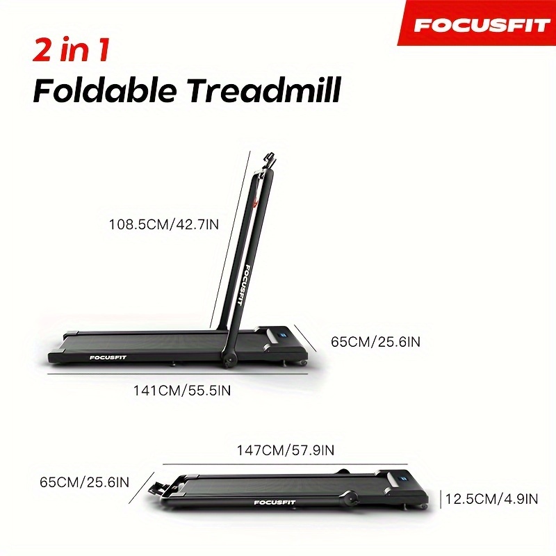 Indoor Foldable Fitness Treadmill Multiple Functions Walking - Temu