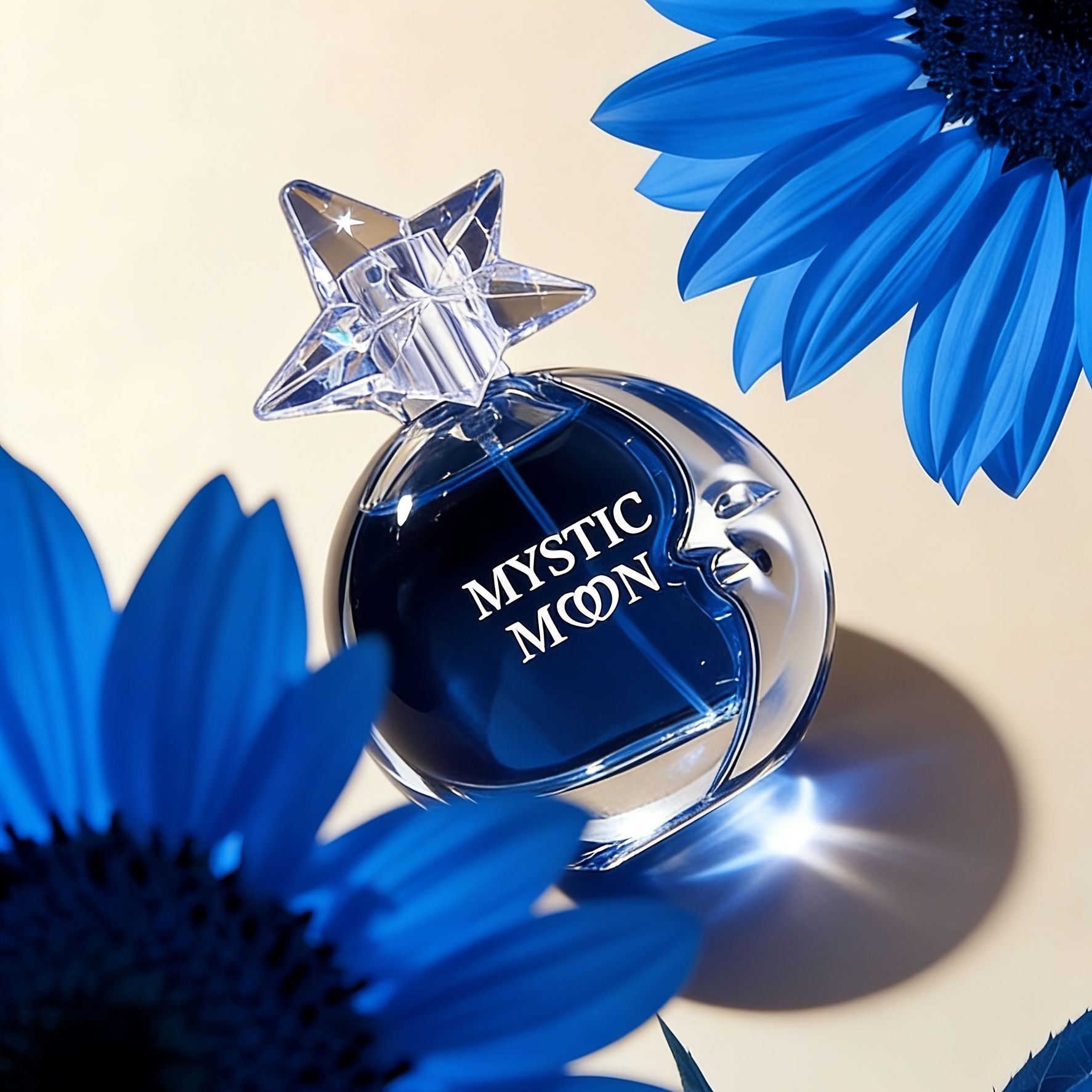 Image of 50ml/1.7fl.oz Mysterious Moon Eau De Toilette Citrus Unisex Perfume For Everyday And Special Occasions, An Ideal Holiday Gift For Men And Women Hair Perfume