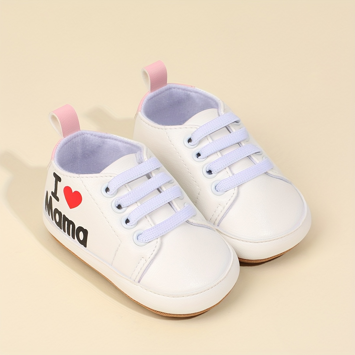 Witte sneakers met zachte zool voor baby's en peuters (jongens en meisjes)