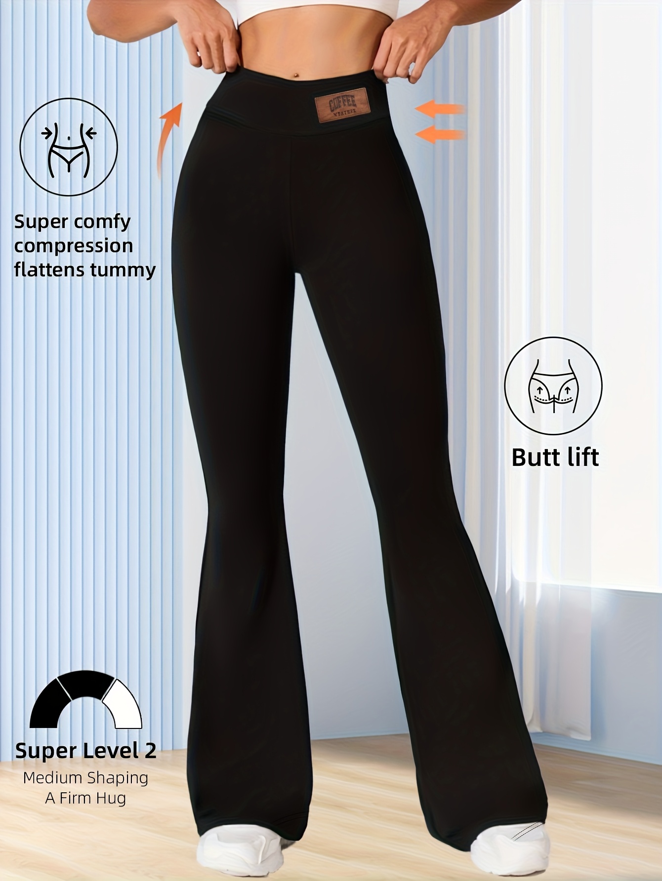 melt the lady w waist flare pants