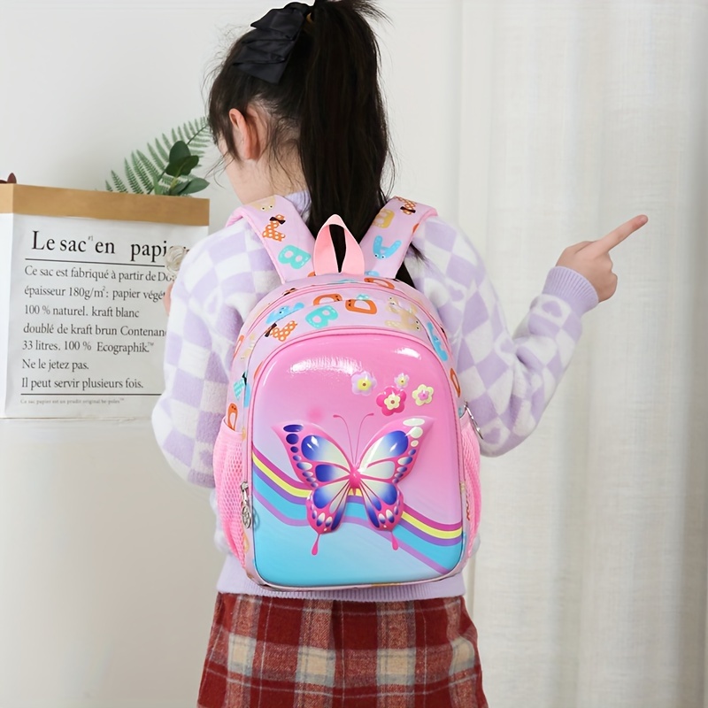 adorable lightweight small backpacks for girls reducing the burden on the spine cartoon girls hard shell waterproof backpacks details 1