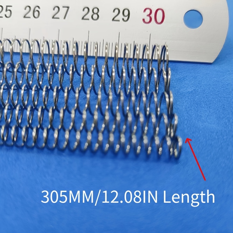 5 Stück Druckfedern 100mm Länge - 10mm Außendurchmesser, 1,0mm Draht