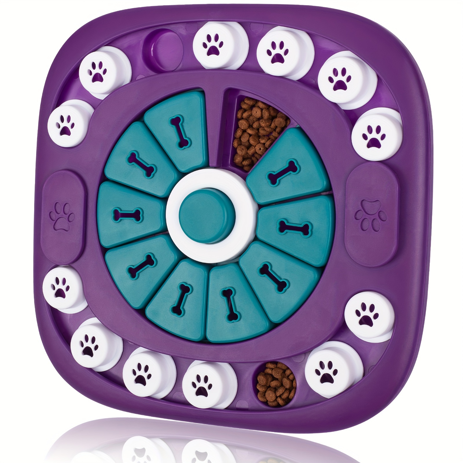 

Dog Puzzle Toys, Interactive Treat Puzzle Dog Enrichment Toys For Large Medium Small Dogs