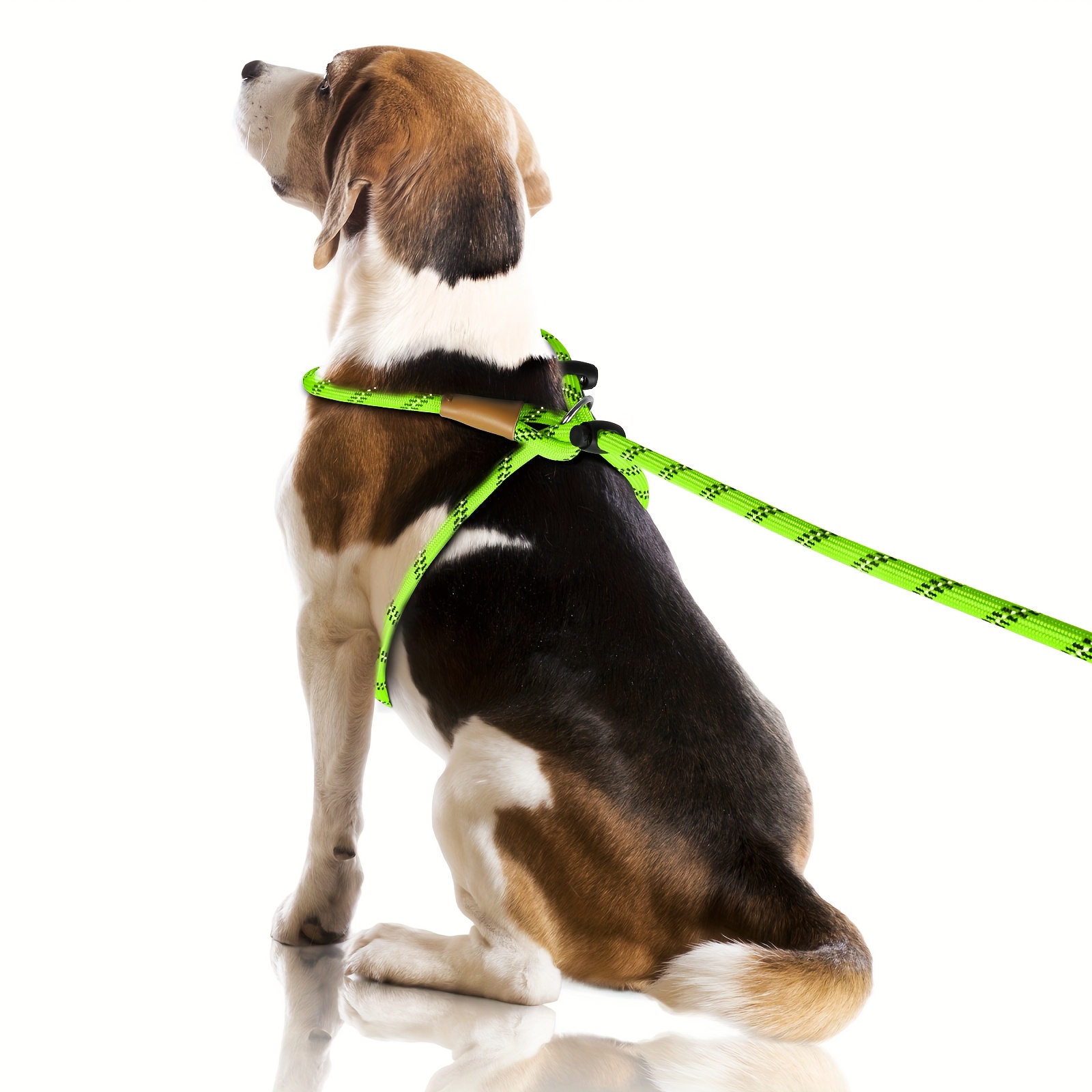 Lynxking No Pull Rope Dog Harness with Reflective Leash