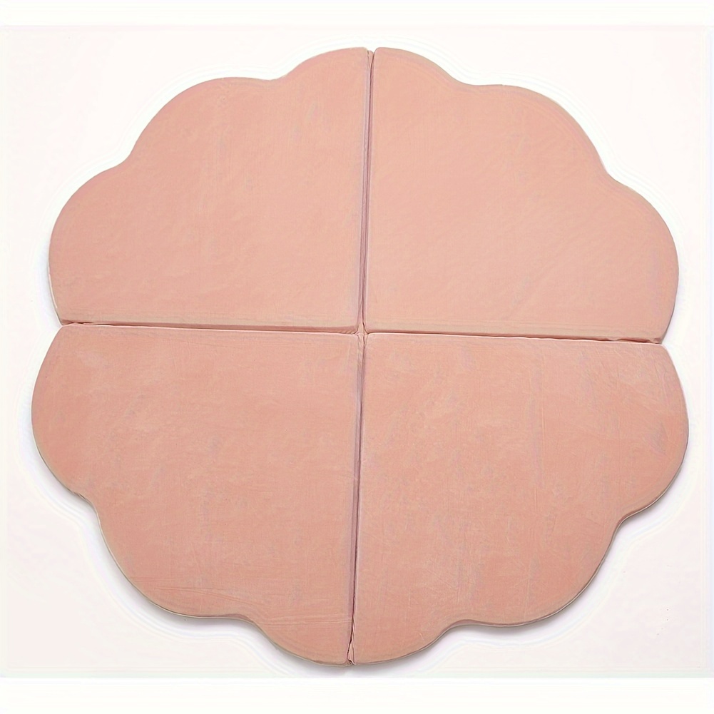 Image of Clover Sponge Multifunctional Game Mat, Foldable Room Decorative Mat, Lazy Cushion, Children Climb Mat Seat Cushion, Non-slip And Cute Home Decor For Kids, Teens