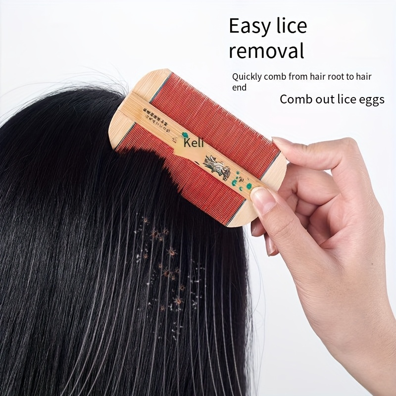 

A Traditional Comb To Remove Dandruff, , And Their , For Scalps.