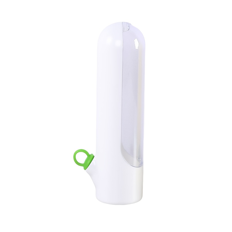 TEMU 1pc Refrigerator Herbal Keeper - Transparent Vegetable Storage Bottles With White Lids, Freshness Keeper For , Mint, Parsley, - Durable Abs