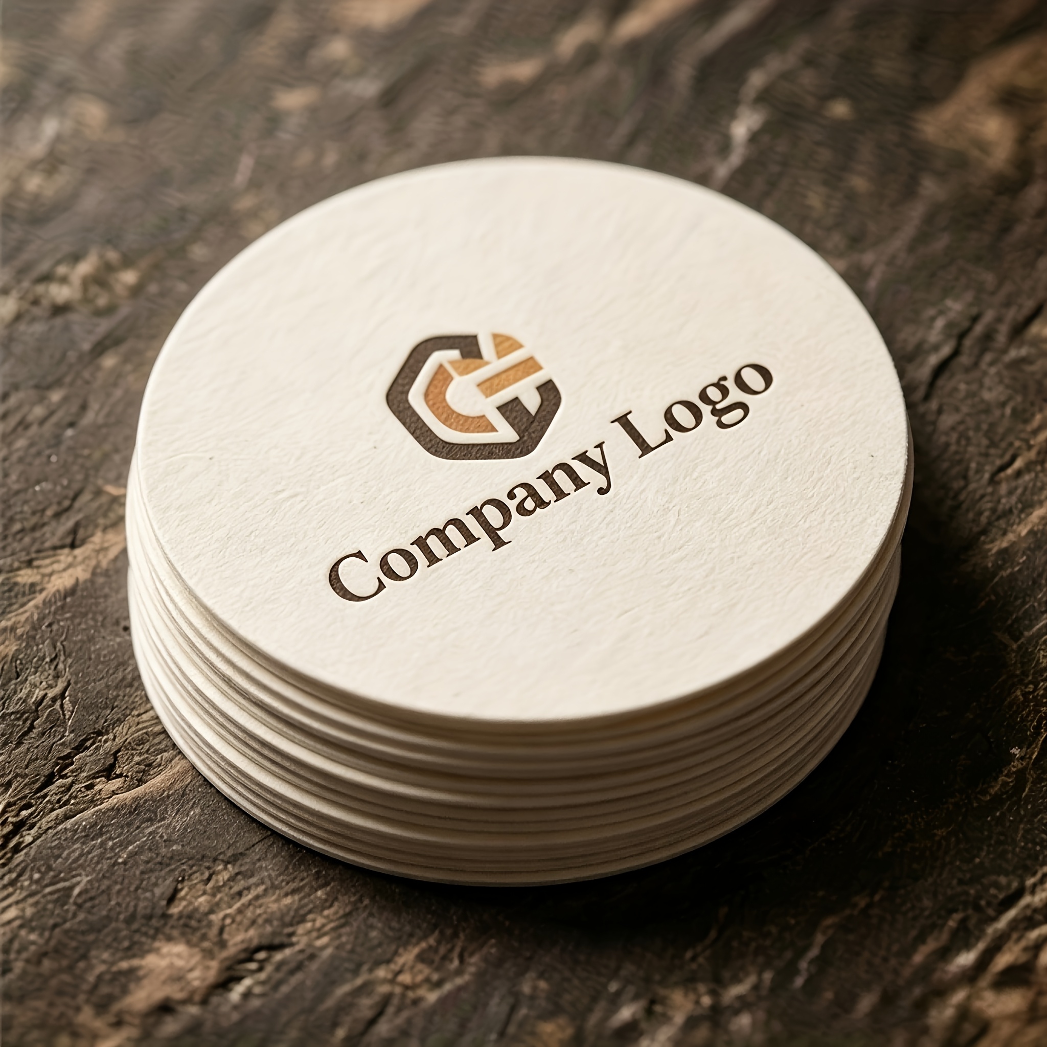 TEMU Customized High-end Cardstock Coasters, Personalized Beverage And Beer Mats, Suitable For Outdoor And Hotel Use, Customized With Corporate Logos