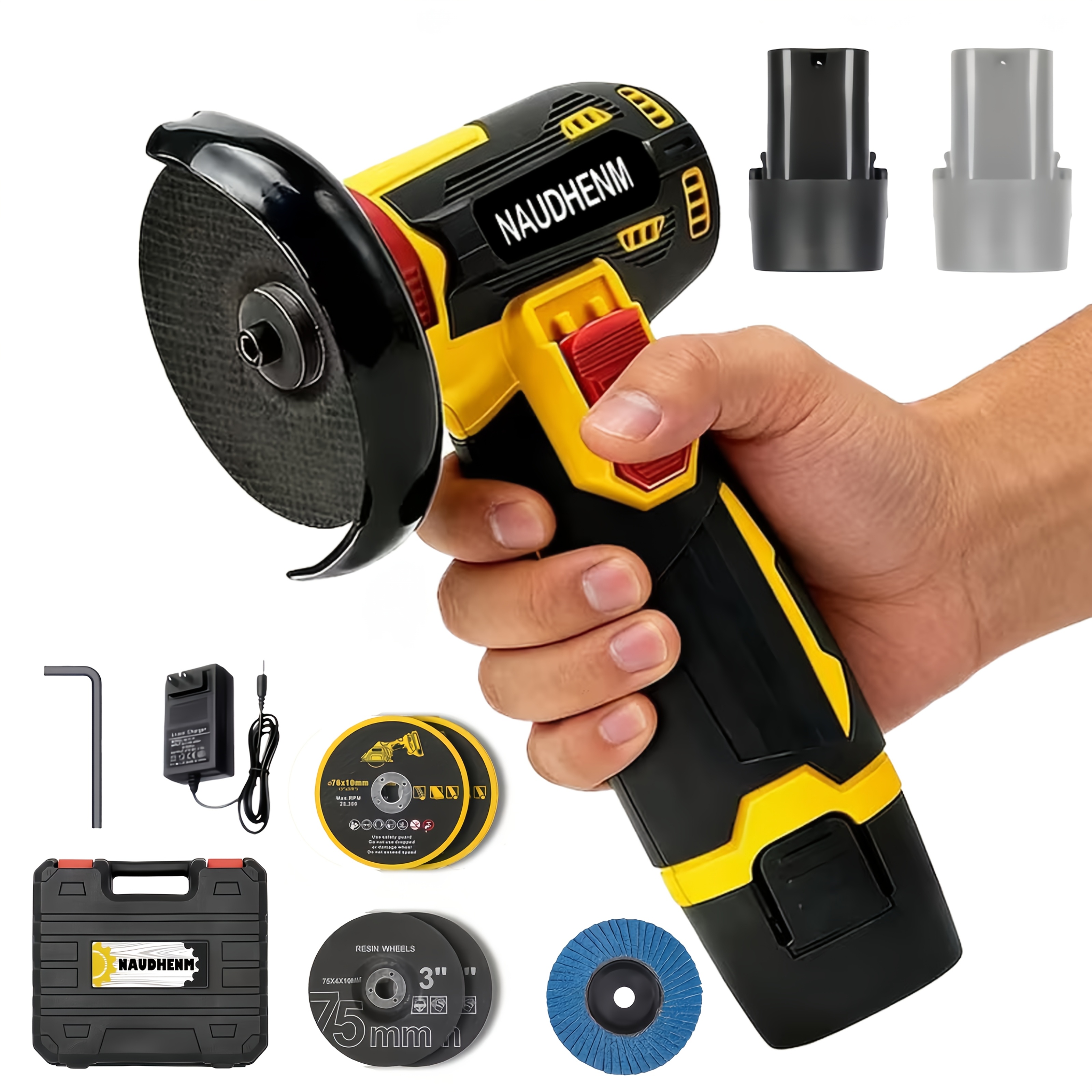 mini angle grinder sold on Temu United States