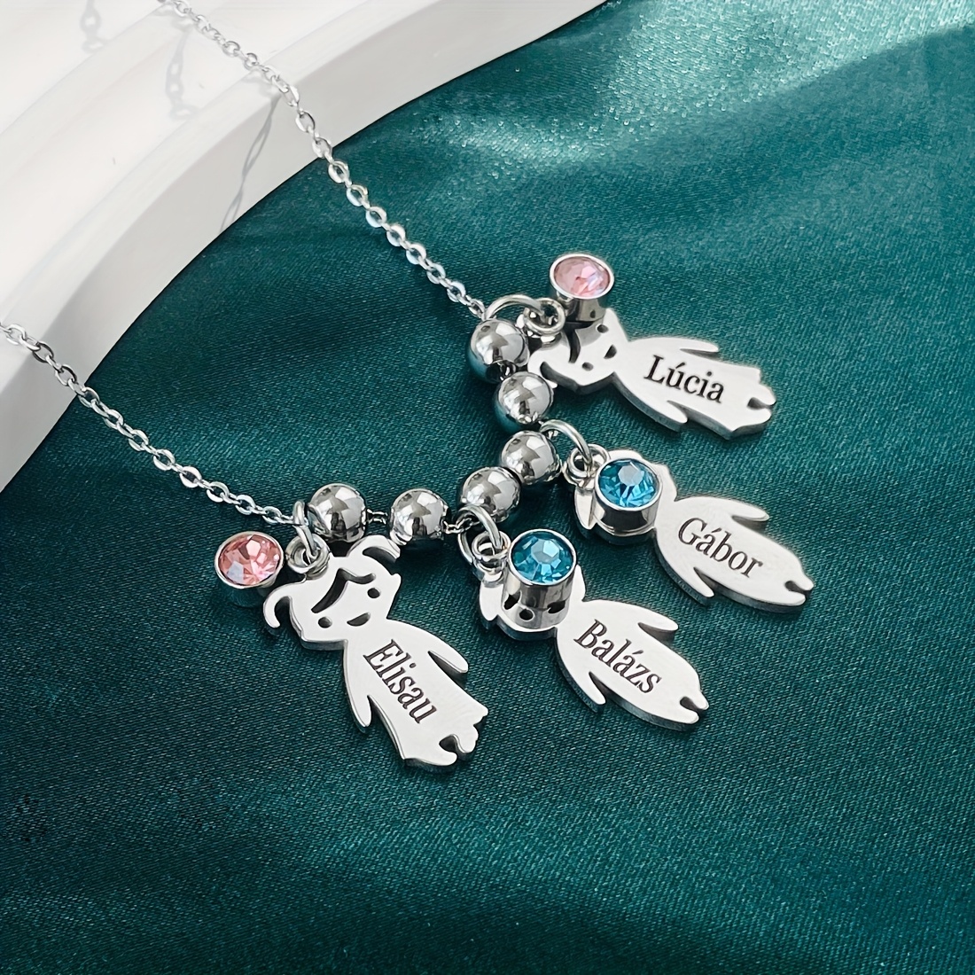 Personalized Engraved Name Necklace for Women