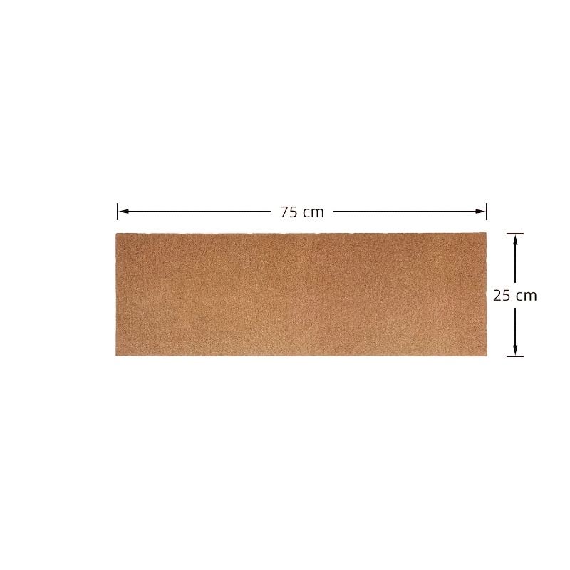 TEMU Heavy-duty Synthetic Coir Mat, Suitable For Narrow Spaces Such As Steps, , And . Made Of High-quality Synthetic Coconut . Pvc Padding Holds In ,