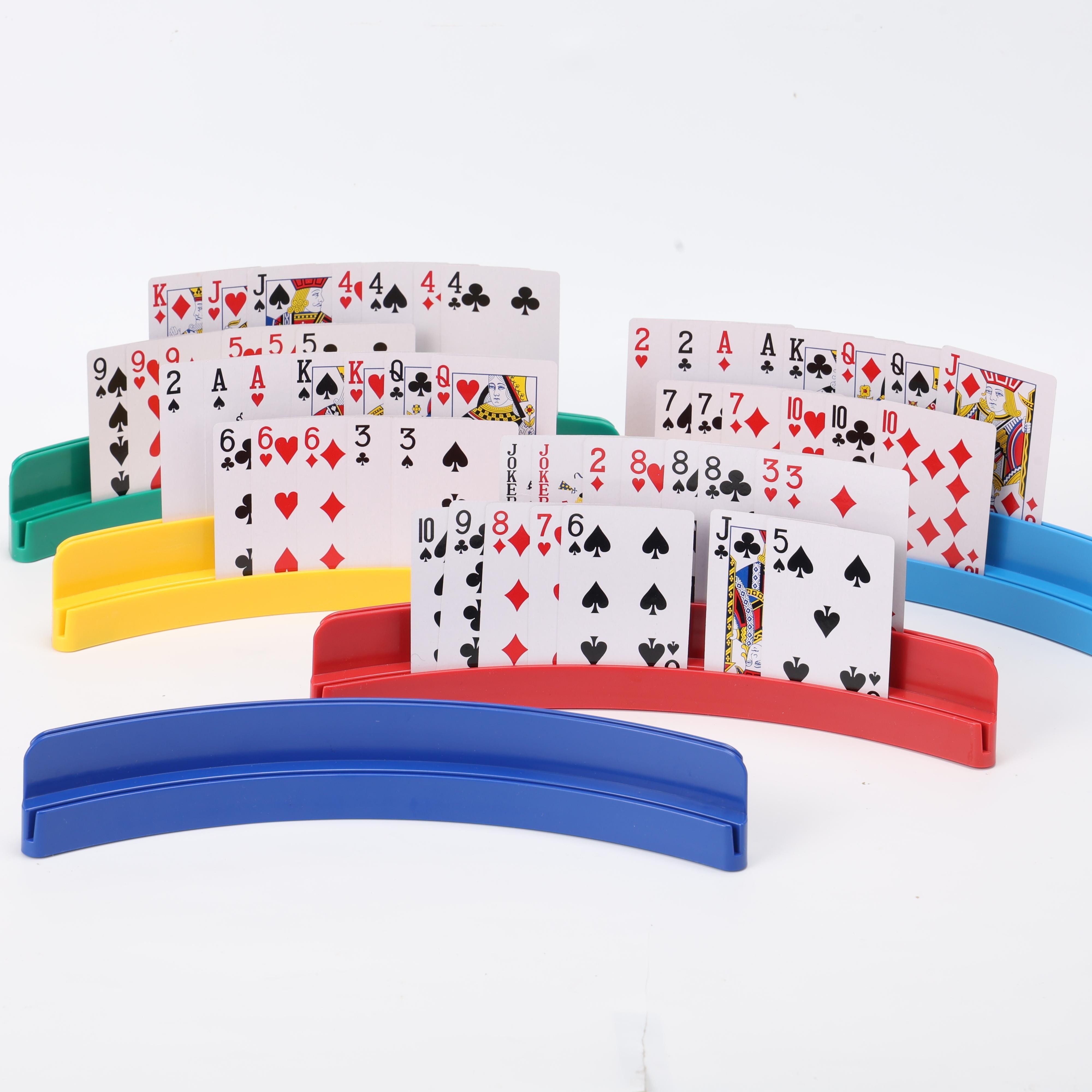Double Tier Hands-Free Card Holder Clip Rack