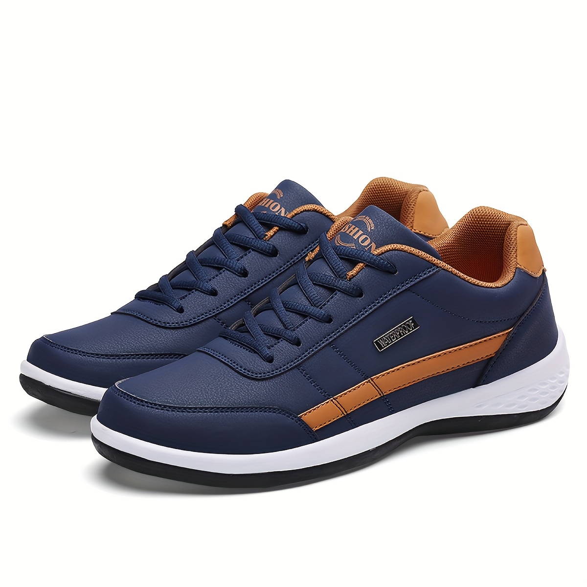 Image of Men's Fashionable And Comfortable Casual Shoes With Pu Synthetic , Featuring Durable And Slip-resistant Soles. Ideal For Outdoor Activities Such As Hiking Or Daily Wear