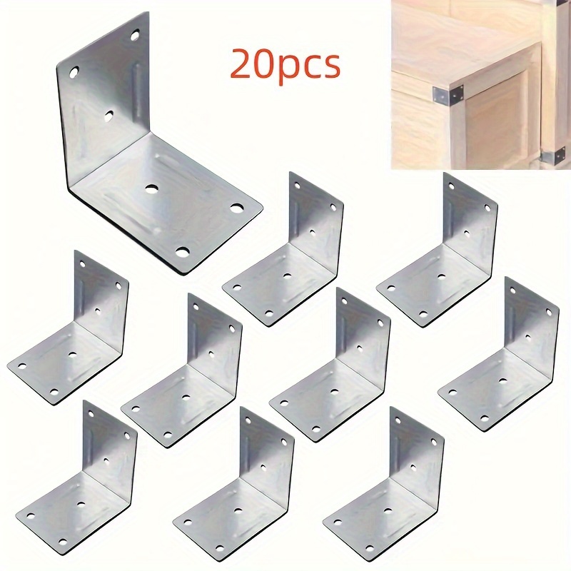 

20pcs -duty Steel - - , Install Metal Plates For Wood Shelves &