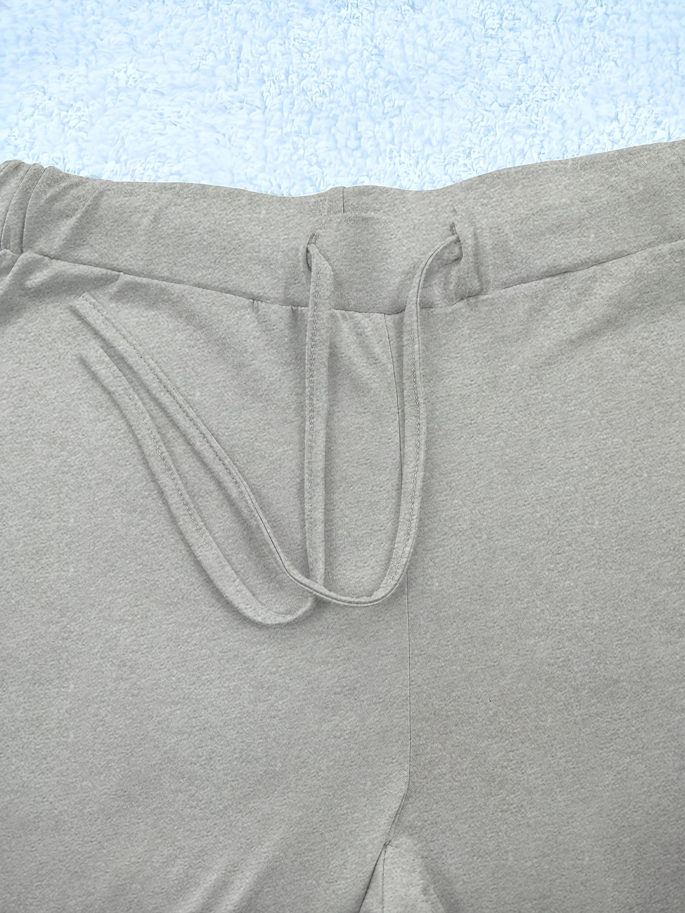 New Autumn Women's Clothing from Europe and America, NEW YORK & BROOKLYN Letter Print, Daily Casual Wear, Two-Pack of Comfortable Slim-Fit Stretch Tapered Straight-Leg Pants with Drawstring Waistband
