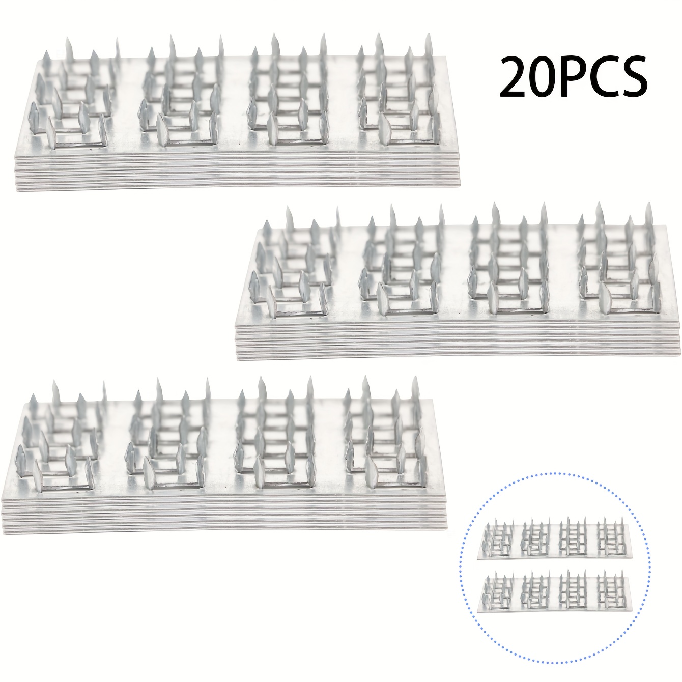 

20 Plates10cm*15cm, Pronged Mending , Mending For Roofing Wood Brackets