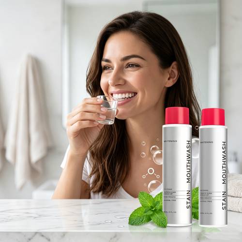 mouthwash gentle and with a scent that cleanses and breath for a long lasting fragrance whitens teeth large capacity for daily oral for valentines day 237ml 8fl oz