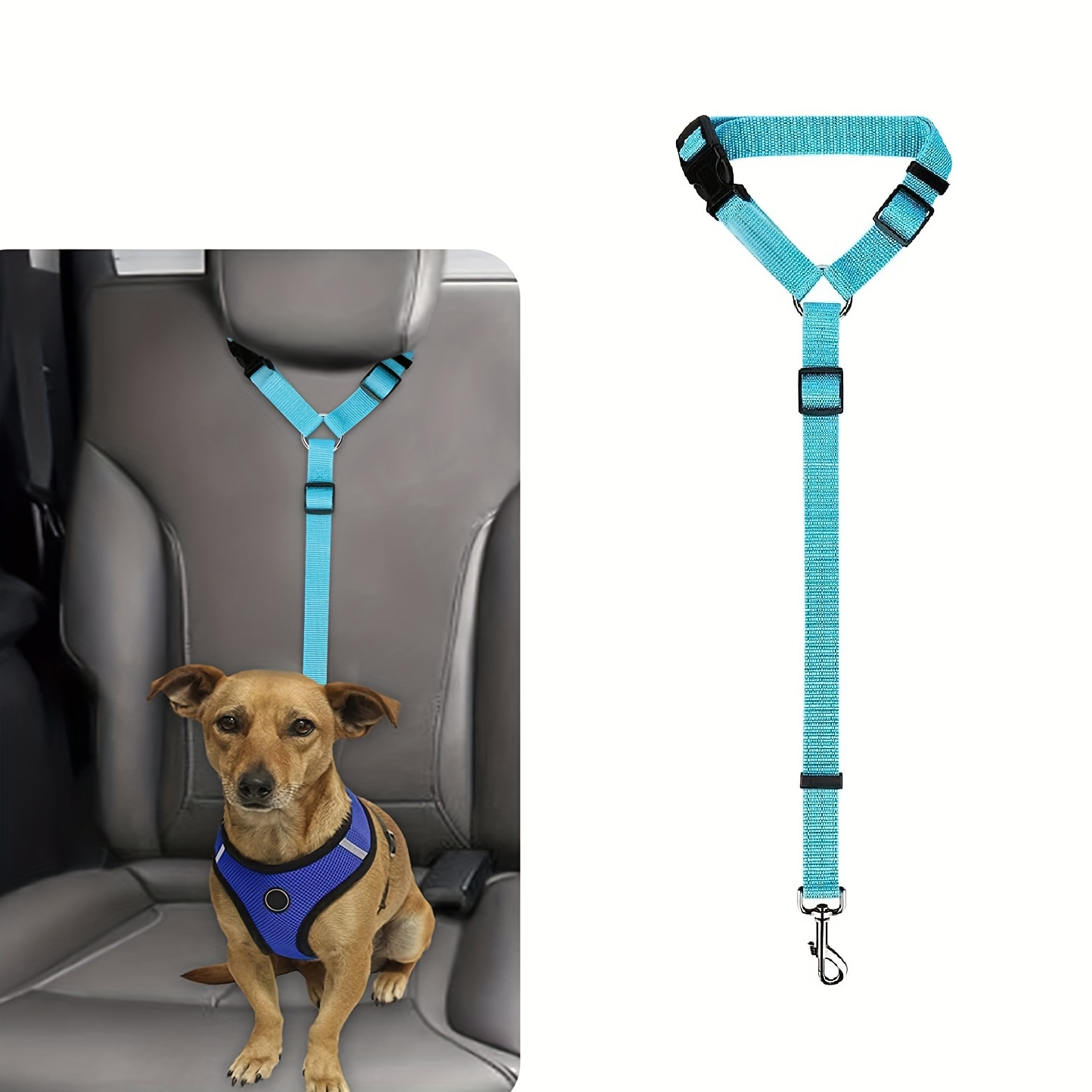 Dog Seat Belt Vehicle Secure Pet Car Tether Safety Leash Temu