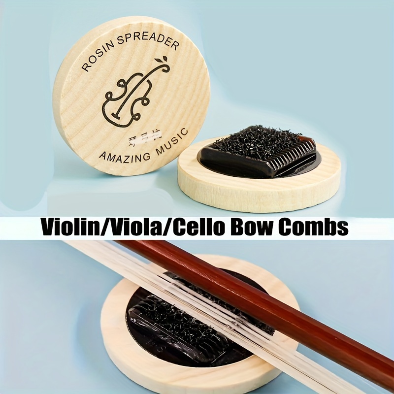 

Violin/viola//erhu Bow Hair Cleaning Tool - 1 Pack Gentle Maintenance Comb For Rosin Removal And Bow Care