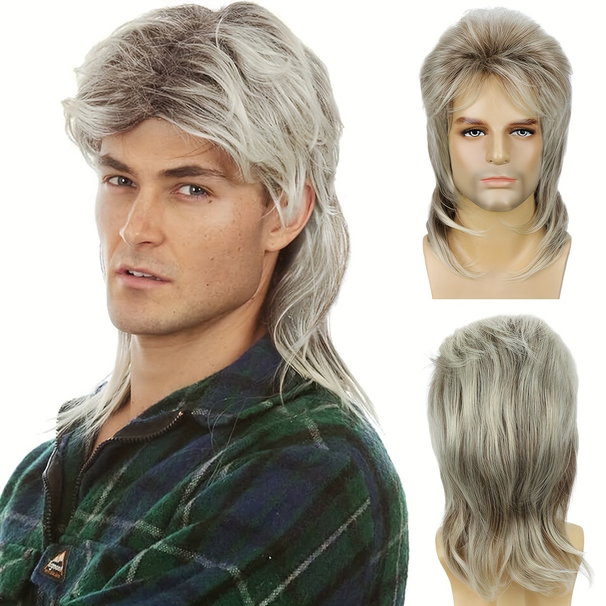 German mullet wig best sale