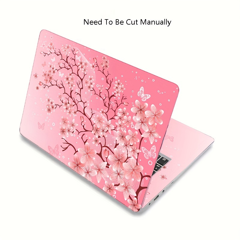 

2-piece Cherry Pvc Laptop Skin Set, 12-15.6 Inch Notebook Cover, Anti-scratch Artistic Decal, Compatible With , Dell, Lenovo, Apple, Asus - Customizable Laptop Case Decal