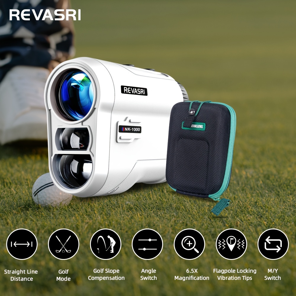 * Golf Rangefinder With Slope And Pin Lock Vibration, External Slope Switch  For Golf Tournament Legal, Rangefinders With Rechargeable Battery, 1000YDS  Rangefinder