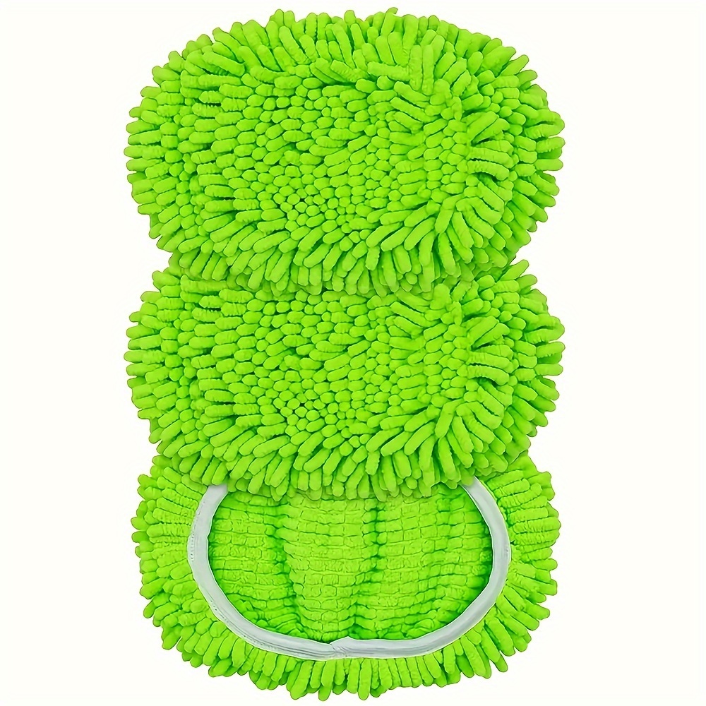 TEMU 3-pack Microfiber Mop Pad Replacements - Washable And Reusable, Compatible With Popular Floor Sweepers, Enhancing Absorbent Knitted Fabric's