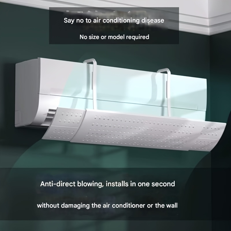Air Conditioner Adjustable Deflector 2-Pack Adjustable Air Conditioner ...