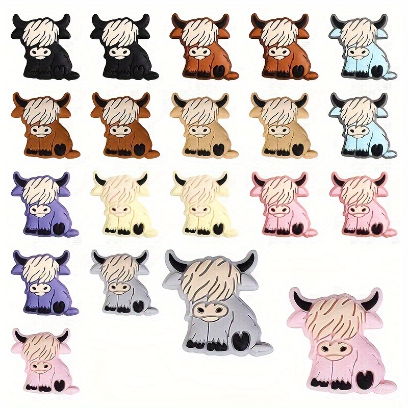 

20pcs Cow - , -shaped For Diy Bracelets & Necklaces